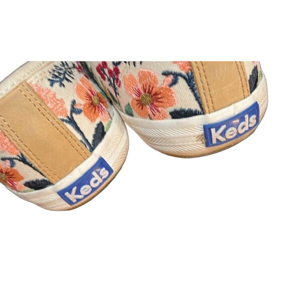 Keds x Rifle Paper Co. Embroidered Garden Party Floral Sneakers, Size 8.5, Boho - Picture 5 of 5